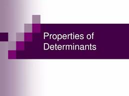 Determinants by k2h